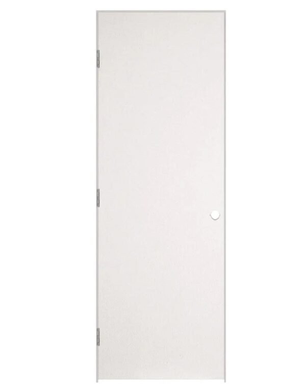 30 in. x 80 in. No Panel Right-Handed Primed Composite Hollow Core Single Prehung Interior Door 4-9/16 in. Flat Jamb